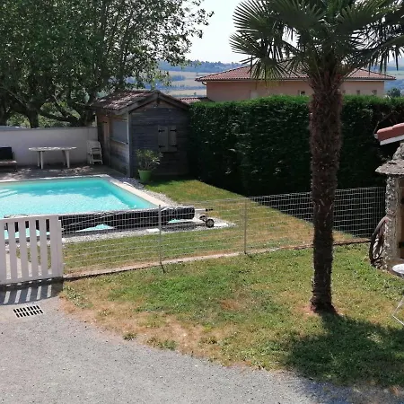 Gite Des Pierres Dorees Saint-Germain-Nuelles Exterior foto